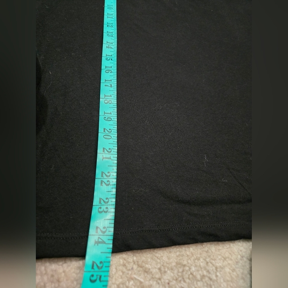 LAUREN MOSHI Black and White Heart Striped Long Sleeve Cotton Top. Size Medium - Picture 14 of 14